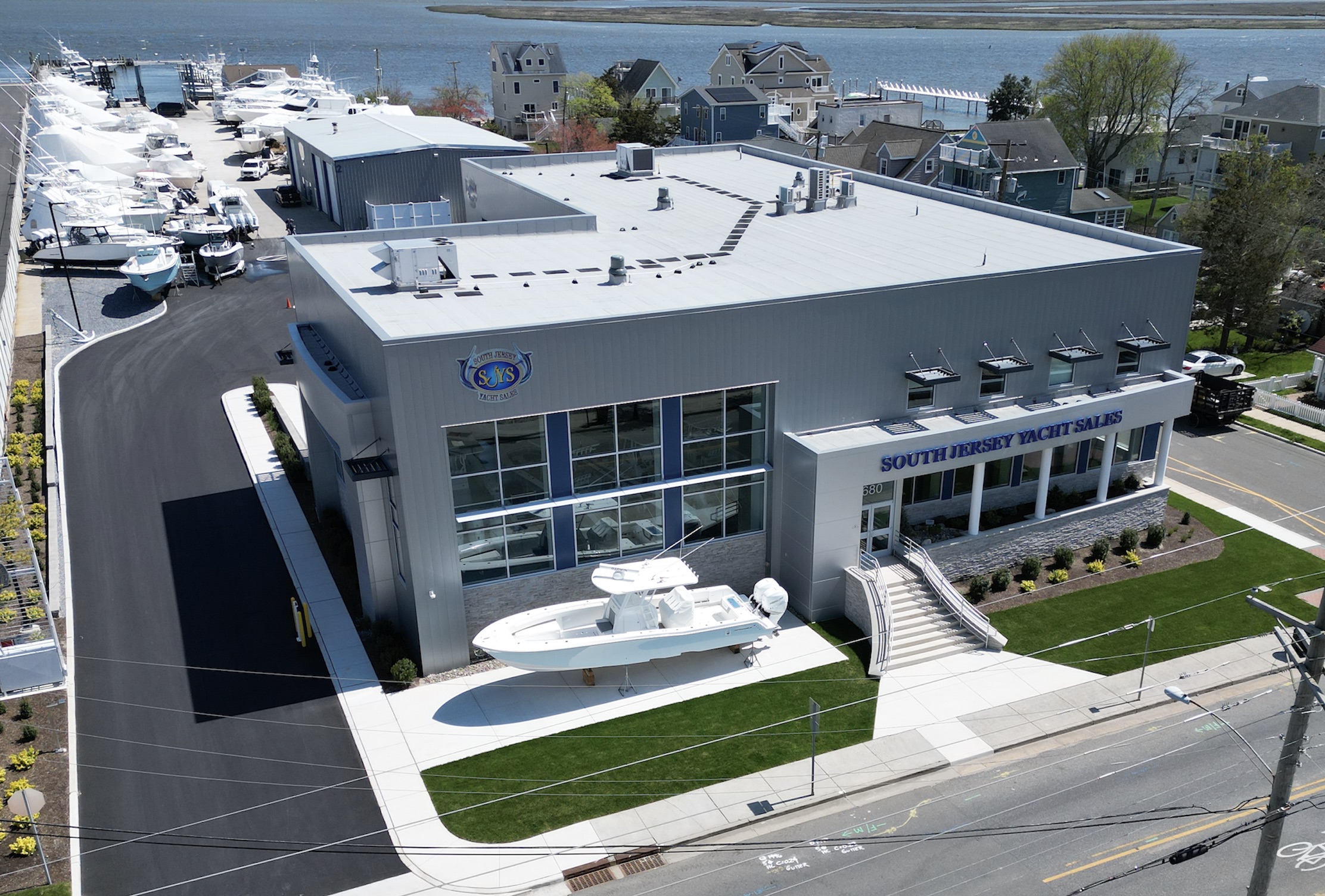 South Jersey Yacht Sales showroom at 680 Bay Avenue, Somers Point